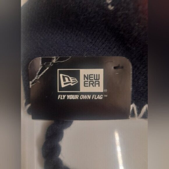 New Era - Winter Tassels Hat Team Bears NFL -One Size - Blue/Orange - Picture 5 of 13